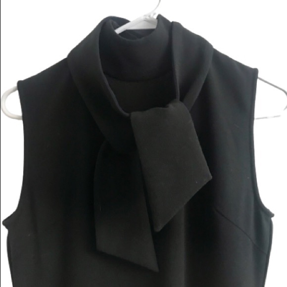 NEW Storm & Marie ‘Samuel’ Mock Neck Sleeveless Little Black Dress L - Picture 4 of 8